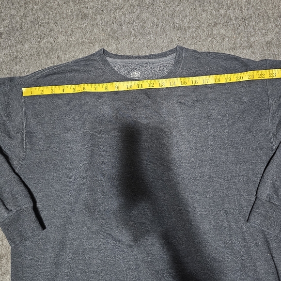 Athletic Works Dark Gray Fleece Sweatshirt & Sweatpants Set Large - Picture 4 of 7